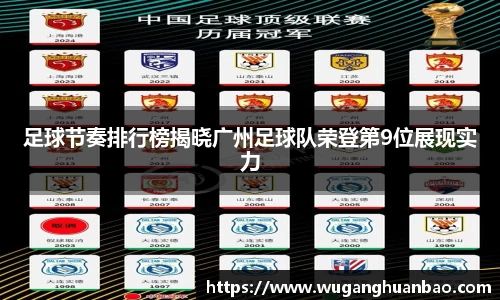 足球节奏排行榜揭晓广州足球队荣登第9位展现实力