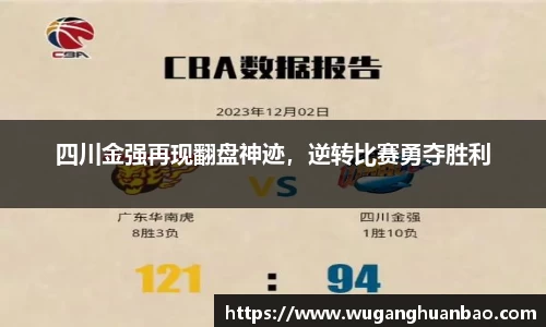 四川金强再现翻盘神迹，逆转比赛勇夺胜利