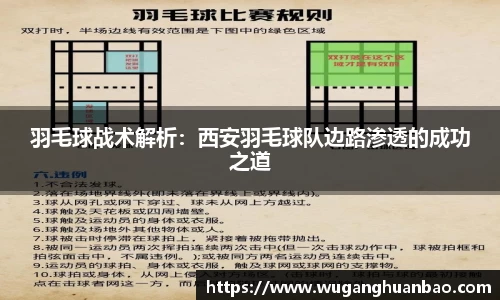 羽毛球战术解析：西安羽毛球队边路渗透的成功之道